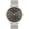 Calvin Klein Orologio Analogico al Quarzo da Uomo Collezione MODERN MESH con Cinturino in Maglia Metallica in Acciaio Inossidabile Argentato - 25200047, Grey