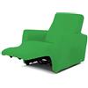 BIANCHERIAWEB Copripoltrona Reclinabile Antimacchia Elasticizzata Genius Relax Lounge Tinta Unita Poltrona Verde Oliva 1006