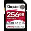 Kingston Technology Canvas React Plus 256 GB SD UHS-II Classe 10