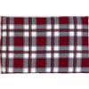 Giraffenland Cuscino con noccioli di ciliegia, Cuscino termico - flanella, rosso a quadri, 30x20cm - Terapia caldo e freddo
