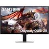 SAMSUNG Monitor Gaming Odyssey OLED G8 (S32DG802), Flat, 32'', 3840x2160 (UHD 4K), 16:9, HDR10+, QD-OLED Glare Free, 240Hz, 0,03ms (GtG), Compatibilità G-Sync, HDMI, USB, DP, HAS, Pivot, Gaming Hub