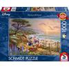 Schmidt 59951 Thomas Kinkade, Disney, Donald and Daisy on the beach, puzzle da 1000 pezzi