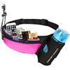 Guzack Marsupio Running Cintura Corsa Sportivo con Porta Borraccia, Portacellulare Borsa Uomo Donna Uiversale per Smartphone Up to 6,5 Pollici Come iPhone XS/XS Max/XR/X/8/8 Plus Samsung Huawei
