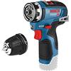 Bosch Professional 06019H3002 GSR 12V-35 FlexiClick System FC Trapano-avvitatore a Batteria 12V System, Include Mandrino GFA 12-B, Batteria e Caricabatteria non Incluse, in L-BOXX
