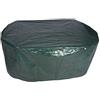 Laneetal Copertura per Mobili da Giardino Tavolo Ovale Copertura Protettiva Mobili da Giardino Cover PE 180x120x70cm 0940005