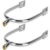 KIMISS Speroni Inglesi Altri Articoli per Cavalli Speroni per Cavalli Lega di Zinco Accessorio per Cavallo da Equitazione Stile Inglese con Rotella Girevole in Rame Speroni per Stivali