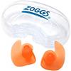 Zoggs Aqua Plugz Junior, Tappi per Le Orecchie per Nuotare Ragazzo, Unisex, Arancione, Confezione da 1, Junior - 6-14 Anni