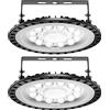 Viugreum 2 PACK 50W Proiettore Faretto LED Lampadario UFO Lampada Interni Industriale LED Luce Bianca 6000K, Impermeabile IP65 Fari Potente Risparmio Energetico Faretto per Soggiorno Officine e Case