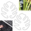 XCRPRT Monstera Grapple Supporto per Piante, 2 Pezzi Paletti di Supporto per Piante da Interno, Morsetto in Bambù Riutilizzabile, Supporti per Steli di Fiori per Piante da Interno ed Esterno