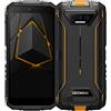 DOOGEE Android 12 Rugged Mobile Phone S41, Ouad Core 3GB+16GB (1TB Espandibile), Batteria 6300mAh, Tripla Fotocamera 8MP, IP68 Impermeabile Antiurto Smartphone Dual SIM, 5.5 '' HD+, Arancione