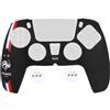 Konix FFF Custodia protettiva per controller DualSense PS5 - Silicone - Supporti per pollici - Nero
