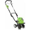 Greenworks Elettrozappa Greenworks 40 V Zappatrice- Motozappa a batteria - Ruote - 40V - SENZA BATTERIA e CARICABATTERIA