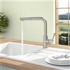 Villeroy & Boch Steel Shower Window rubinetto da cucina, installazione sottofinestra, estraibile, orientabile, 969901LC, Steel Shower Window acciaio inox spazzolato [Rubinetteria da Cucina > Rubinetti da Cucina per Installazione Sottofinestra]
