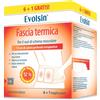 Evolsin - Cerotti riscaldanti per dolori muscolari alla schiena - 12 ore di calore terapeutico profondo per rilassare e sciogliere i muscoli - Fascia riscaldante pronta all'uso (6 + 1 applicazioni)