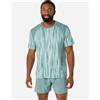 Asics Road All Over Print M - T-shirt Running - Uomo - Verde