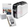 ZEBRA KIT STAMPANTE CARD ZEBRA ZC100 SINGLE SIDE, TRASFERIMENTO TERMICO, 300DPI, USB, BUNDLE CARDSTUDIO, 200 CARD E RIBBON