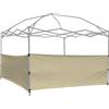 NINAT Due mezze pareti 2 pezzi mezzo muro laterale pannello solare parete per pop up baldacchino gazebo tenda riparo 3,5 x 3,5 m, 3,5 x 3,5 m, 3,5 x 5,8 m, gamba verticale, solo 2 mezze pareti beige