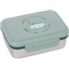 LÄSSIG Scatola per il pranzo dei bambini Scatola per la colazione in acciaio inossidabile Scatola per la scuola dell'infanzia sostenibile/Lunchbox Adventure Bus