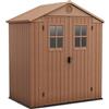 Keter Casetta da Giardino Darwin 6x4, Marrone, 190 X 122 X 221 h