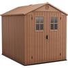 Keter Casetta da Giardino Darwin 6x8, Marrone, 190 X 244 X 221 h