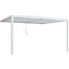 VivaGarden Pergola da Giardino Addossata 3x4x2,5 h Bianco GA802118-BIAN