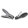 Brabantia - Smart Pegs - Mollette per bucato - Presa forte per bucato pesante - Senza impronte - Nessuna macchia di ruggine - 100% plastica - per borsa per mollette - Set di 8 - Nero/Grigio - 8 x 4,5