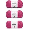 Bernat Softee, Filato in cotone Fuchsia (fucsia), confezione da 3 gomitoli da 120 g, nylon, 3 DK (leggero), 220 m, per lavori a maglia, uncinetto e artigianato