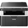 Brother Stampante Laser Multifunzione Bianco e Nero Stampa Copia Scansione Wi-Fi USB + Toner - DCP-1612W