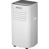 Akai Condizionatore Portatile 7000 Btu (Gas R290) Climatizzatore Classe A Funzione Deumidificatore 316x329x678 mm Telecomando e Timer - ACP730K-J