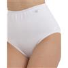 Risveglia I Sensi 6 Slip Coulotte Donna Cotone Elasticizzato Vita Alta