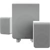 BLUESOUND DUO WHITE SUBWOOFER E SATELLITE SPEAKERS SYSTEMS NUOVO
