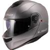 LS2, Casco Moto Modulare STROBE II Matt Titanium, S