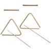 Triangolo in bronzo martellato piccolo Choroi