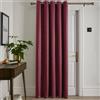 Fusion Strata Collection - Tenda termica per camera da letto/soggiorno, 166 x 84 cm, colore: rosso vino