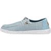 HEY DUDE WENDY HEATHERED SLUB TROPICAL BLUE