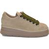 PANCHIC P89W007-00632172 SNEAKER LINEN SUEDE MICROPHIBRE LINING SAFARI MILITARY OLIVE