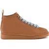 PANCHIC POLACCHINO DONNA P01 IN SUEDE FODERATO IN MICROFIBRA BROWN SUGAR AZZURRO