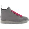 PANCHIC POLACCHINO DONNA P01 IN SUEDE FODERATO IN MICROFIBRA GRIGIO FUCHSIA