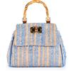 VIAMAILBAG SUSAN FRILL F02 BEIGE AZZURRO