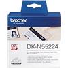 Brother DKN55224 Nastro per Etichette, Nero/Bianco