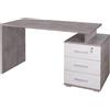 Generico SCRIVANIA CM.154X65X76H CEMENTO/OSSIDO