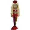Sweety Toys 13357 - Bambola di peluche a forma di sirena, 45 cm, colore: Rosso