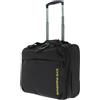 Mandarina Duck Zephyr Rolling Tote, Nero, 40E+1 x 2E+1 x 36 centimeters, Comoda borsa pilot a due ruote