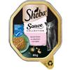 Sheba Sauce Lover con salmone in salsa cibo umido per gatti (vaschette da 85 g) Per 44 (44 x 85 g)