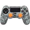 FRTEC FR·TEC - Funda camuflaje de silicona Digital Black para el mando Dualshock 4 + Grips - PS4 [Edizione: Spagna]