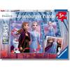 Ravensburger - Puzzles Disney Frozen 2 Confezioni Da 3 | Puzzle Bambini 5 Anni O Più | Regalo Bimba 5 Anni 3 X 49 Pezzi | Puzzle Bambini 21 X 21 Cm | Puzzles Perfetti Ravensburger