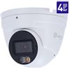 SAFIRE SMART TELECAMERA IP TURRET 30MT IR E LED BIANCO 4MP AI CON POE E MICROFONO SSE1-VISSF-IPT020A-4E1-DL