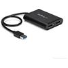 StarTech.com Adattatore USB a due DisplayPort - 4K 60 Hz - USB 3.0 (5 Gbps) - Adattatore Dual DisplayPort