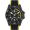 Timex Orologio da uomo Expedition North da 46 mm, cinturino nero ecologico in due pezzi a sgancio rapido quadrante nero, cassa nera TW2V66200