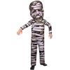 amscan - Costume per bambini, mummia, tuta, cappuccio con maschera integrata, costume spaventoso, film horror, festa a tema, carnevale, Halloween